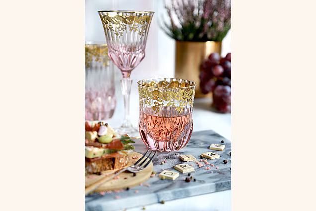 Spring-SE Whisky Glasses with Gold