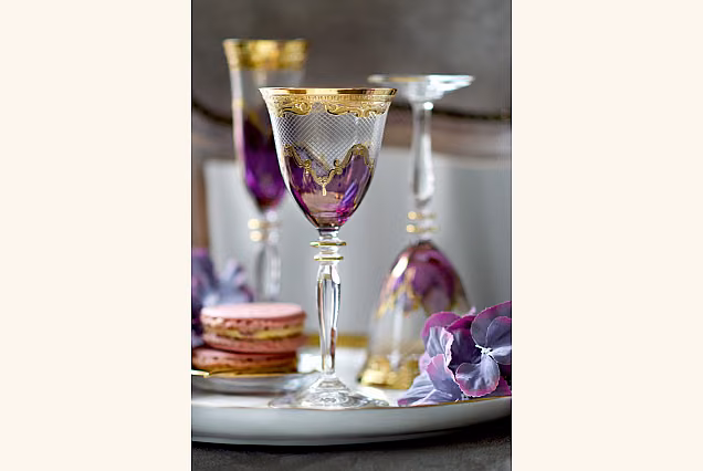 Lovely Bejrut Violet-BBB Red Wine Glasses