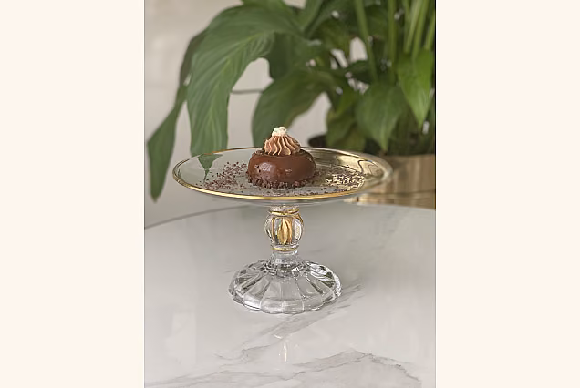 Faro Gold-FT Footed Cake Stand 21cm