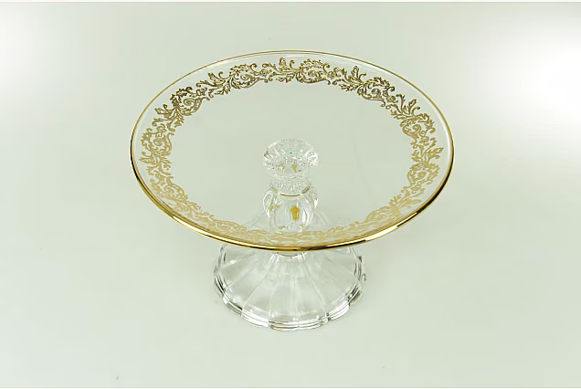 Gilded Charme-CHRP Footed Cake Stand 21cm