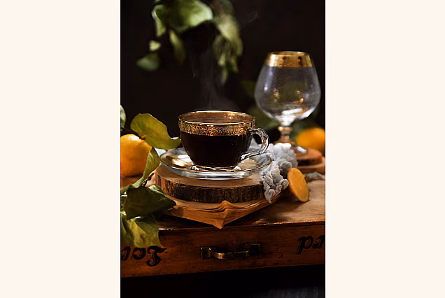 Baron-BRJ Cappuccino Cups with Gold