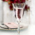 Beautiful New York-NYCS White Wine Glasses with Platinum Rim