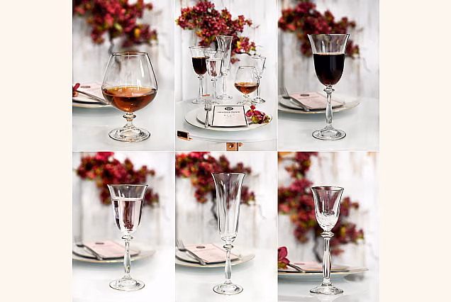 Elegant New York-NYDS Platinum Liqueur Glasses