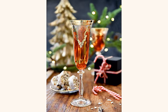 Elegant Angel Red-ARA Champagne Flutes