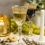 Luxury CHARME-CHROC Wine Glasses 220ml with Gold Decoration
