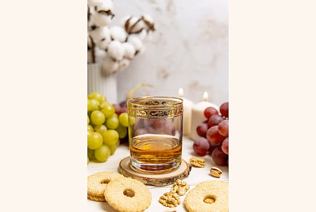 Gold-Decorated Diamant-DE Whisky Glasses