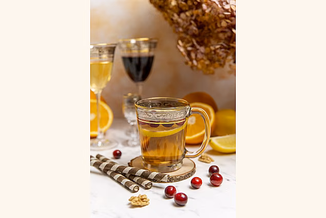 Palermo-PL Beautiful Gilded Tea Glasses