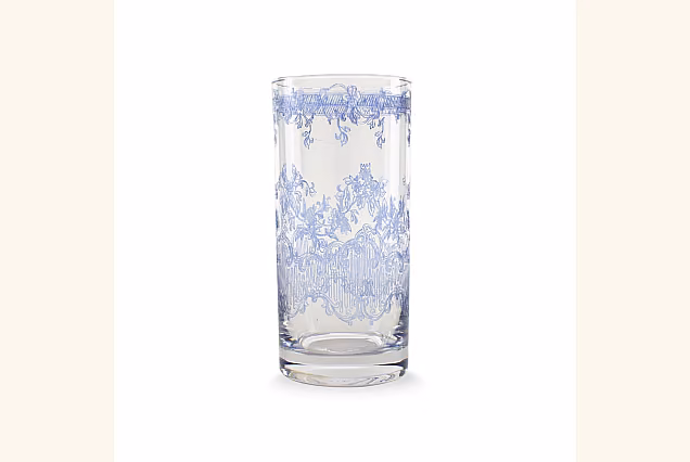 Garden-GCBL Lovely Blue Drinking Glasses, Set of 6