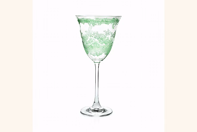 Garden-GBGB Beautiful Green Wine Glasses, Set of 6