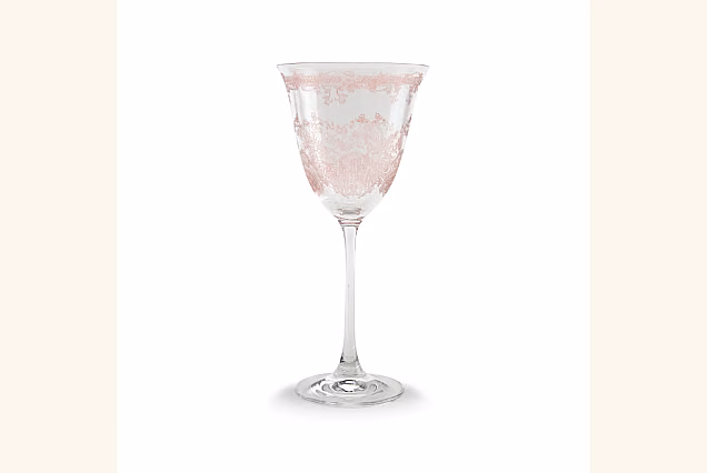 Garden-GBPB Lovely Pink Wine Glasses, Set of 6