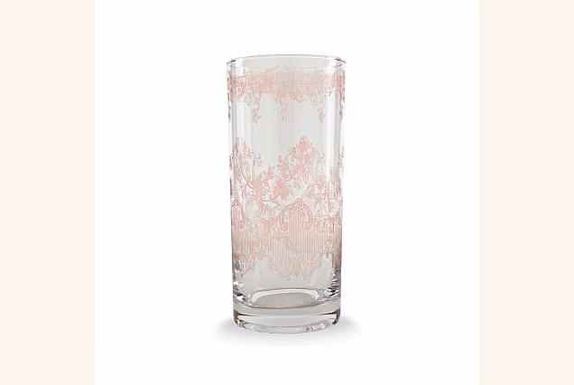 Garden-GCPC Exceptional Pink Drinking Glasses, Set of 6