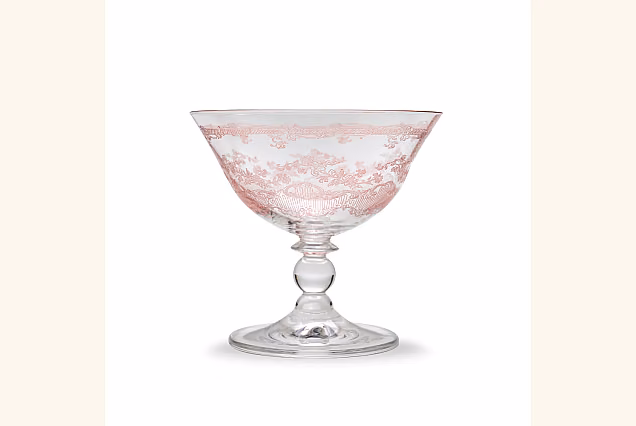 Garden-GDPD Charming Pink Ice-Cream Coupes, Set of 6