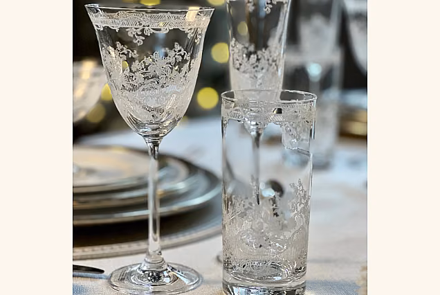 Garden-GBWB Lovely White Wine Glasses, Set of 6
