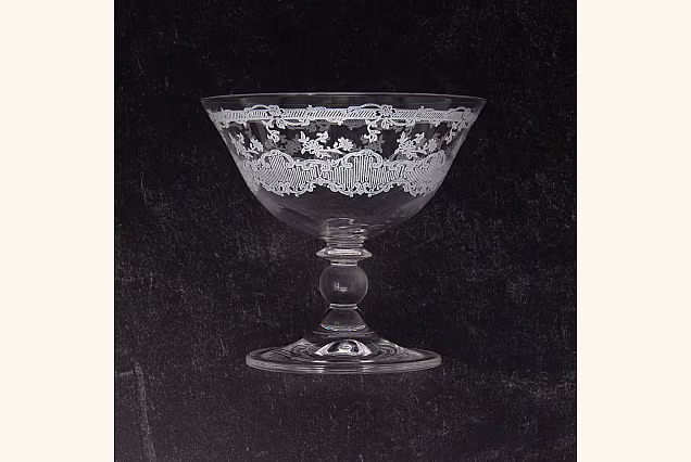 Garden-GDWL Lovely White Ice-Cream Coupes, Set of 6