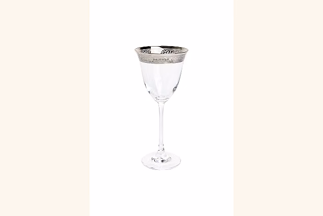 Luxury Ambasador Platin-AC White Wine Glasses with Platinum
