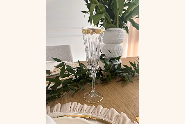 Crystal Emma Champagne Flutes