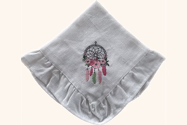 Embroidered Napkin - Dreamcatcher