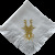 Embroidered Napkin - Scarab