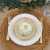 Satin Placemat 43cm with Frill, Gold
