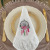 Satin Placemat 43cm with Frill, Powder Pink
