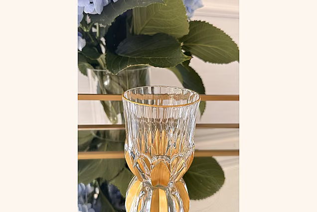Marigold-MJ Elegant Whisky Glasses with Gold Decoration