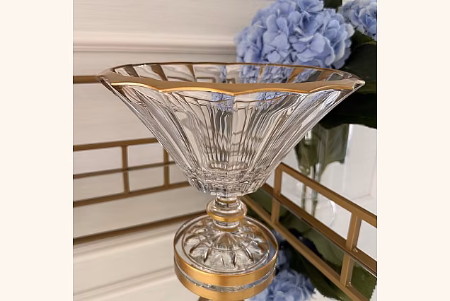 Marigold-MB Crystal Footed Bowl 26cm