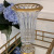Marigold-MA Exceptional Crystal Vase with Gold Decoration