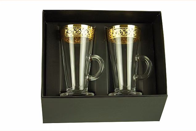 Panama-PNR Latte Cups, Set of 2