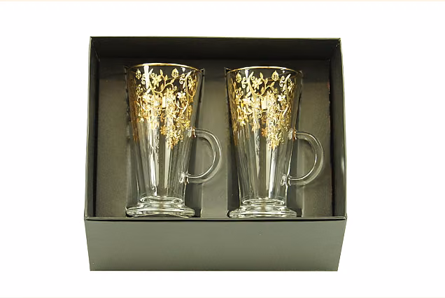 Calabri-CZ Latte Cups, Set of 2