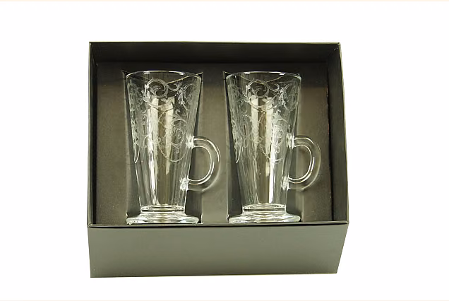 Barcelona-BZ Latte Cups, Set of 2