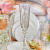 Bloom Gold-BGA Lovely Gilded Champagne Flutes, Set of 6