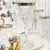 Luxury Sofia Crystal-SCC Wine Glasses 220ml with Platinum Decoration