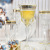 Luxury Palermo Crystal-PCC Wine Glasses 220ml with Platinum Decoration