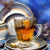 Decorated Charme-CHA Tea Glasses, Set of 6 - Ideal Gift