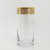 Beautiful Panama Gold Glasses with Gold Ornament, Set of 6