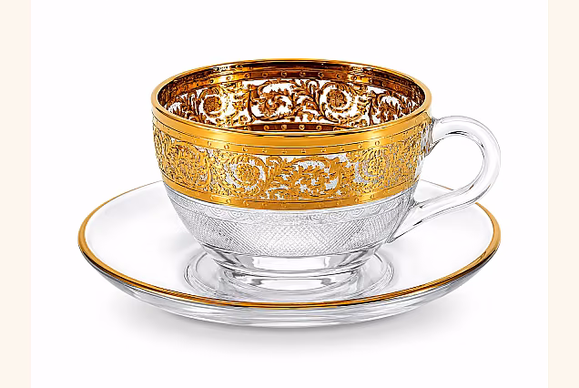 Palace Cappuccino Cups with Gold