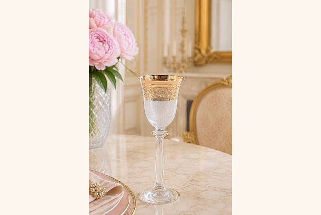 Palace Liqueur Glasses Decorated with Gold