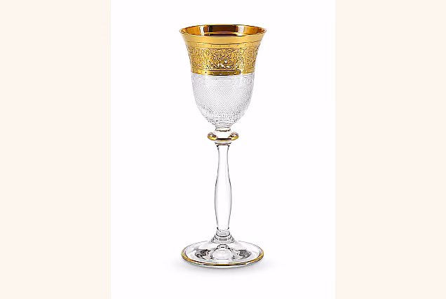 Palace Liqueur Glasses Decorated with Gold