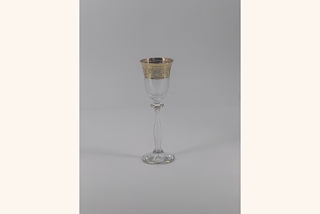 Palace Liqueur Glasses Decorated with Gold