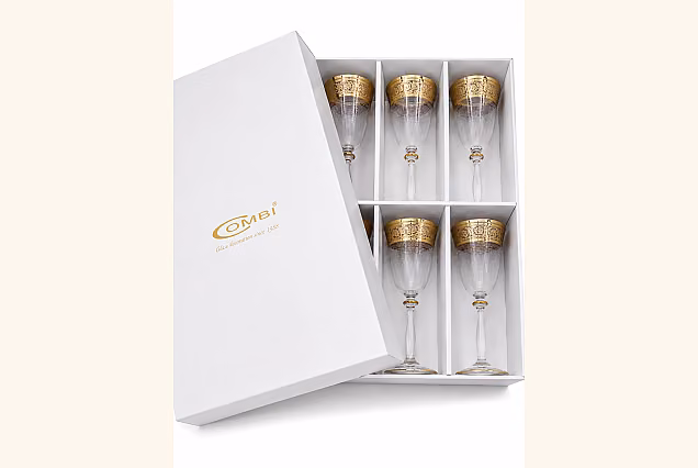 Luxury Palace Red Wine Glasses 250ml in Gift Box