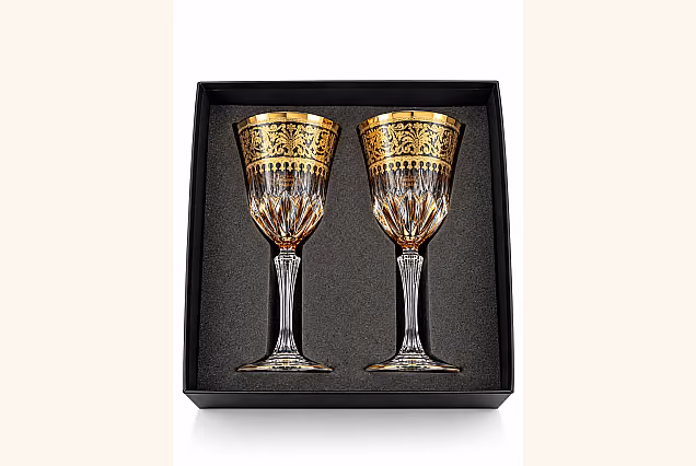 Amalfi-AF Gift Set of 2 Crystal Wine Glasses