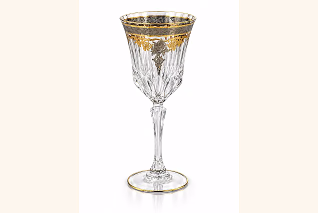 Jesolo-JH Luxury Decorated Water Goblets 280ml, Set of 6