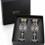 Opera Platin Set of 2 Decorated Wine Glasses 230ml