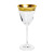 Luxury Ambasador-AC White Wine Glasses with Gold 190ml
