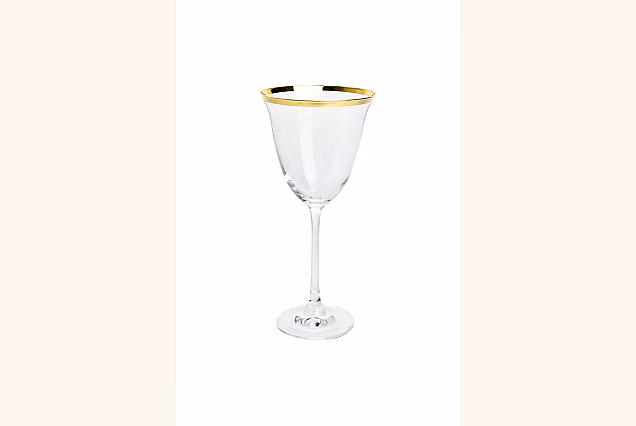 Faro Gold-FB Red Wine Glasses 260ml