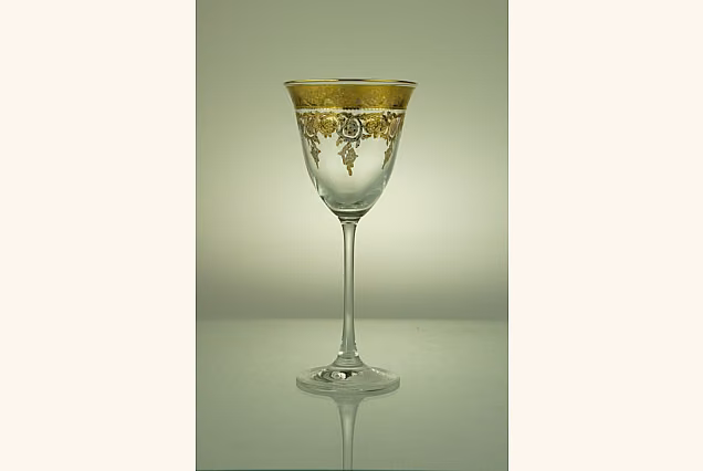 Beautiful Jesolo Gold-JGC White Wine Glasses 190ml
