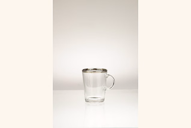 Faro Platinum-FPO Tea Glasses with Handle 250ml