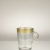 Evita Gold-EGF Tea Glasses with Handle 250ml