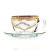 Cappuccino Glasses with Saucers, Set of 6, Bejrut