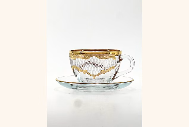 Espresso Cups with Saucers Bejrut-BS, Set of 6